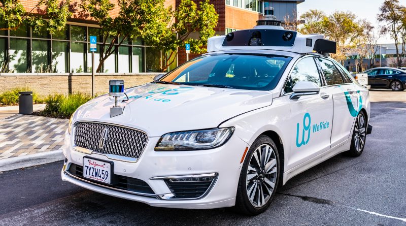 WeRide's self driving autonomous vehicle