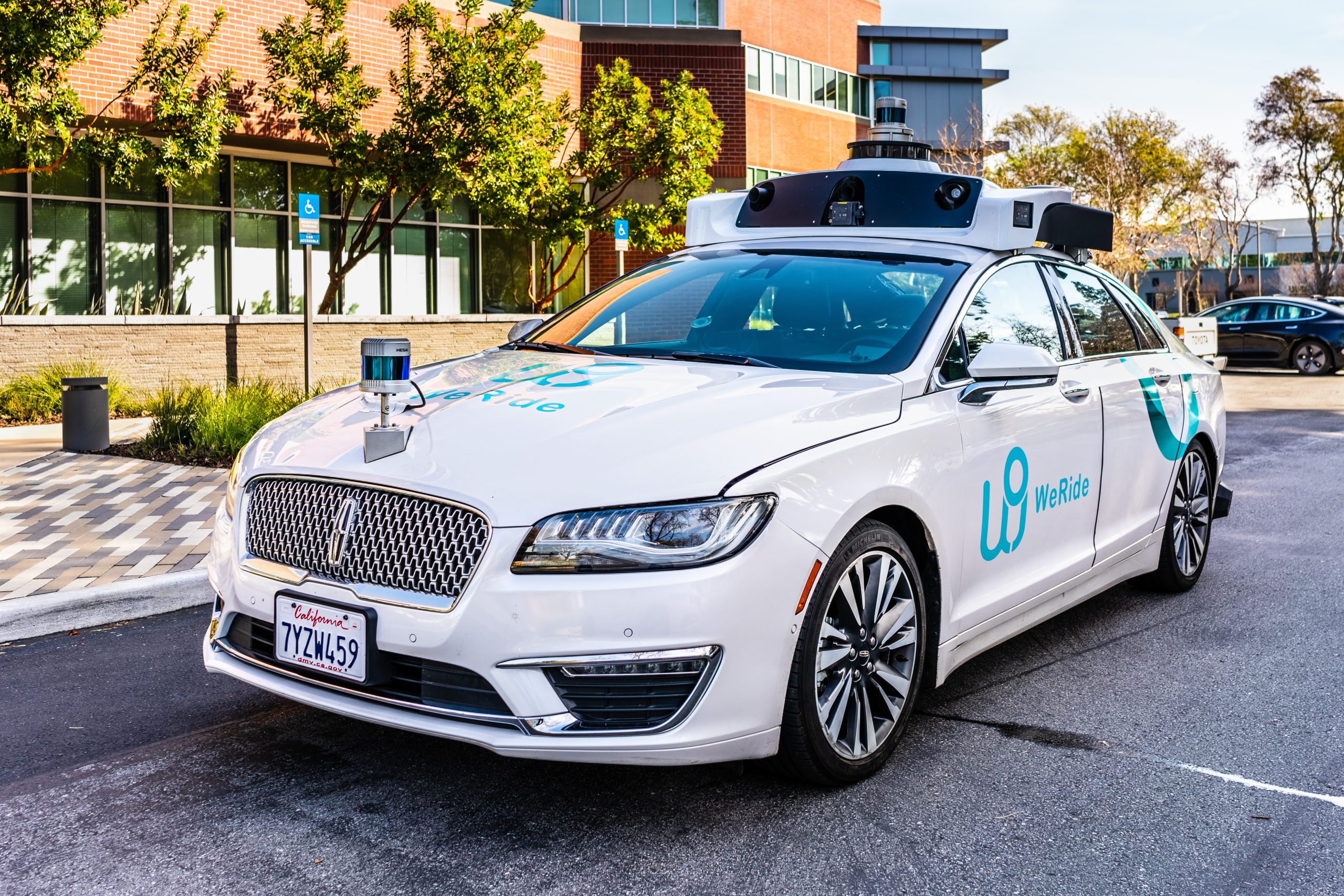 WeRide's self driving autonomous vehicle