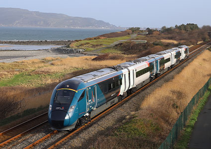 Avanti West Coast train in  the countryside