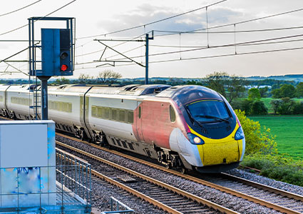 Passenger train passing signal