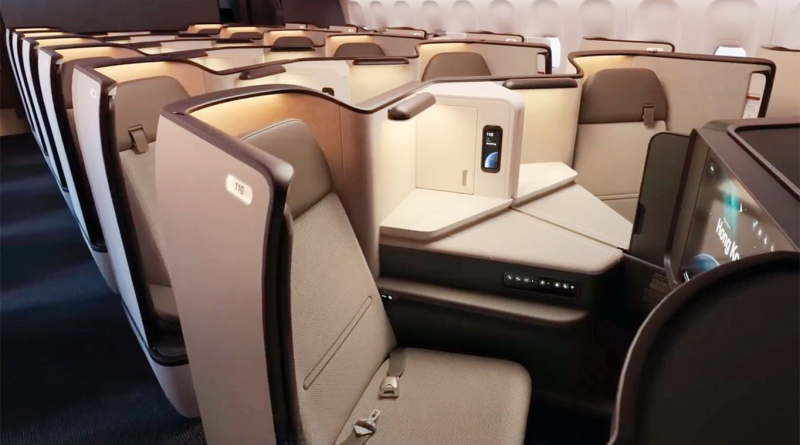 Seats in Cathay Pacific's Aria Suite