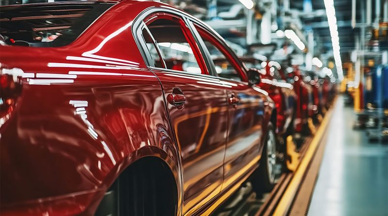 Cars on production line to support auto tariffs article