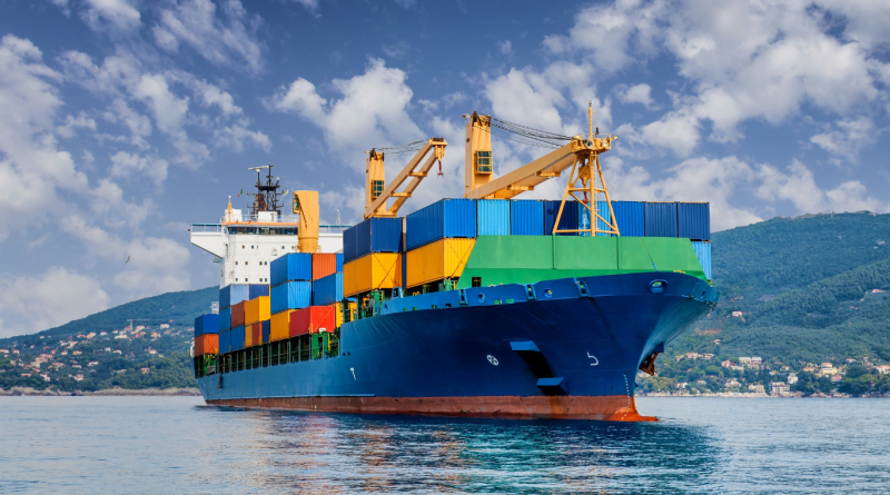 Top 6 Shipping Innovations Transforming Global Logistics A modern cargo ship loaded with colorful containers, representing advancements in shipping innovation and global logistics technology.