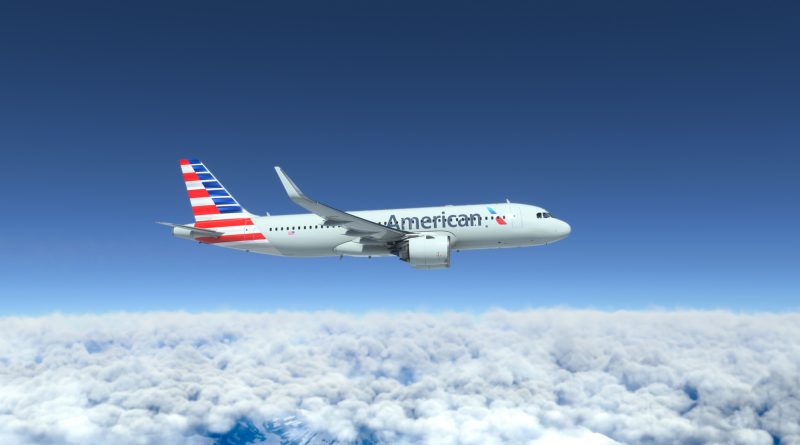 American Airlines aircraft representing its premium seating and cabin upgrade strategy