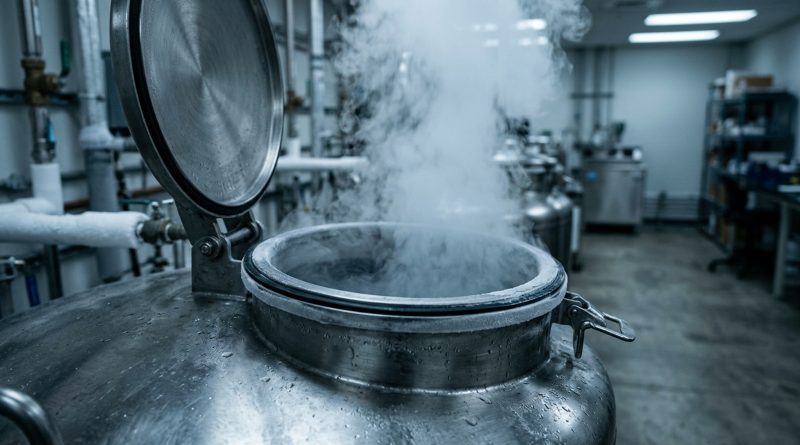 cryogenic storage in facility
