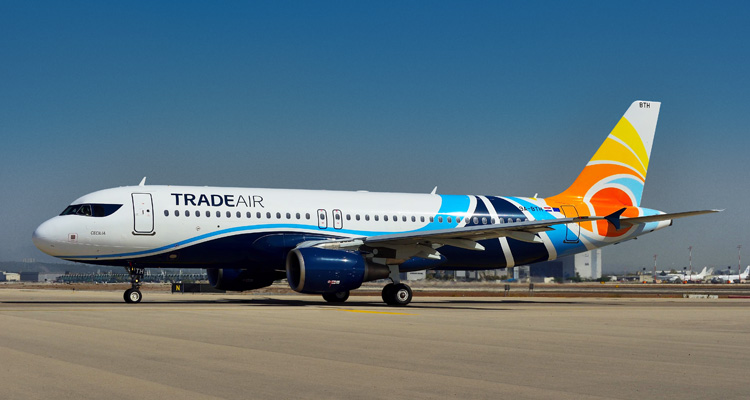 an Airbus A320 operated by the Croatian charter airline Trade Air