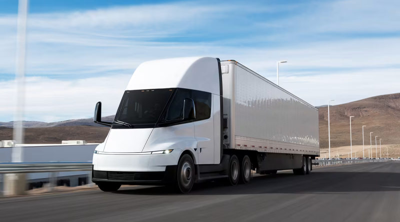 Tesla Semi electric Class 8 truck as high-volume production begins