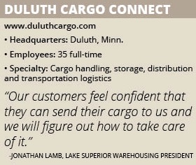 Duluth Cargo Connect info box