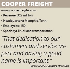 Cooper Freight info box