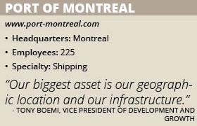 Port of Montreal info box