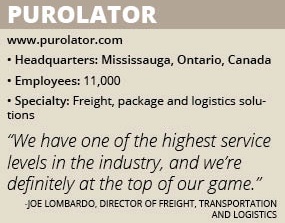 Purolator info box 2